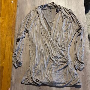 Maurices Tan Wrap Top